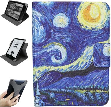 Чохол для Kindle 2024/2022, Kobo Nia/Clara 2E/Clara HD, ZhaoCo - захисна обкладинка з регулюванням кута зору (малюнок)