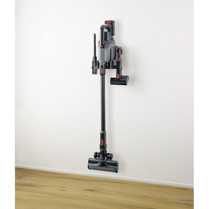 SEVERIN SEPURO акумуляторний ручний та стійковий пилосос з інноваційною технологією пилозбірників та акумулятором Einhell Power, бездротовий пилосос з мішком для алергіків, акумуляторний пилосос, мішковий варіант HV 7185