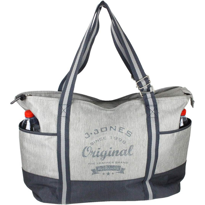 J.JONES - XXL Leisure Bag - Sports Bag - Beach Bag - Women's Shopper with Zipper
