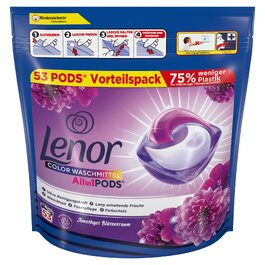 Капсули для прання Lenor All-in-1 Color Amethyst Blütentraum для кольорових речей, захист кольору, 53 шт (104 прання)