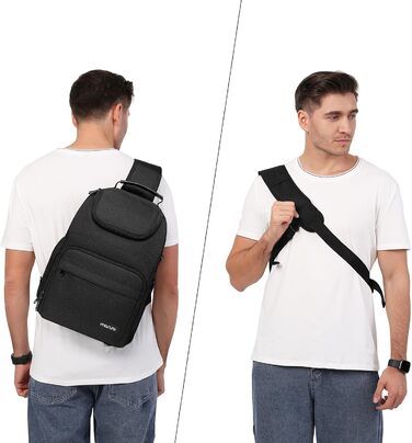 Сумка для камери MOSISO: Crossbody Sling Rucksack для фотографів Canon, Nikon, Sony (з тримачем для штатива)