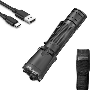 Тактичний ліхтар Klarus XT11GT Pro, 3300 люмен, 380 м, IPX8, подвійний перемикач, водонепроникний, для кемпінгу, туризму та надзвичайних ситуацій