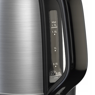 Електричний чайник Tefal KO5S0DE0, 2400 Вт, 1,7 л, сріблястий/сірий