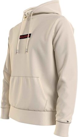 Чоловіча толстовка-худі Tommy Hilfiger Monotype Box Hoody бежевого кольору (Calico), розмір XS