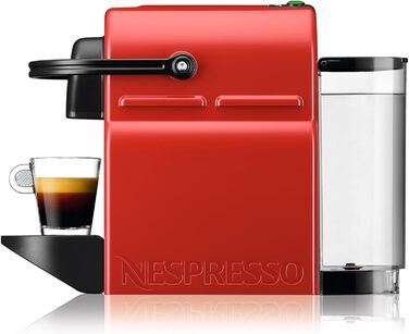 Кавомашина Nespresso Inissia від Krups, червона, для кавових капсул YY5506FD