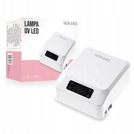 Лампа для нігтів NOKANO LED+UV 48 Вт, біла, з датчиком руху та таймером