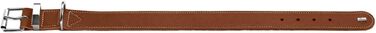 Нашийник для собак HUNTER AALBORG SPECIAL, шкіряний, міцний, комфортний, 35 см (XS-S), колір cognac