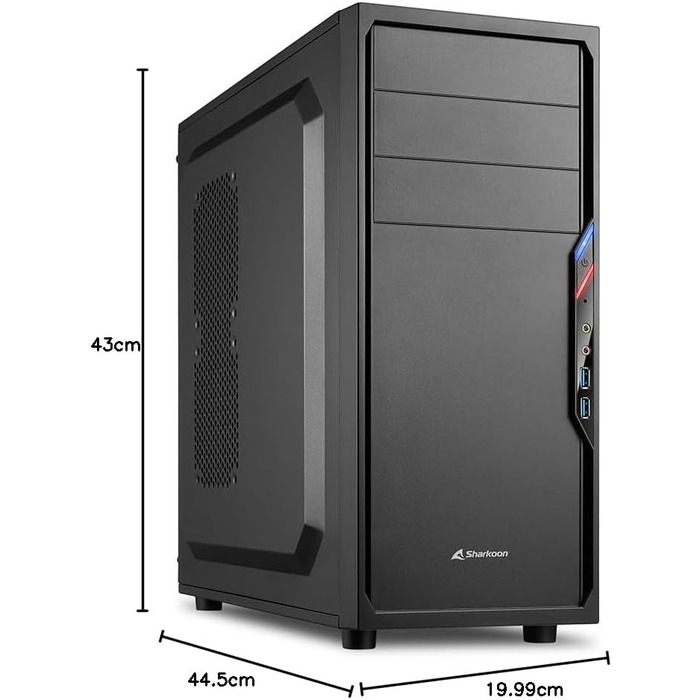 Sharkoon VS4-V USB 3.0 Negra: USB-хаб з 2 портами USB 3.0 чорного кольору