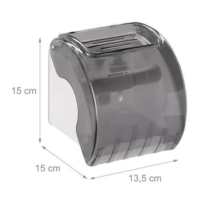 Relaxdays Toilet Paper Holder with Storage