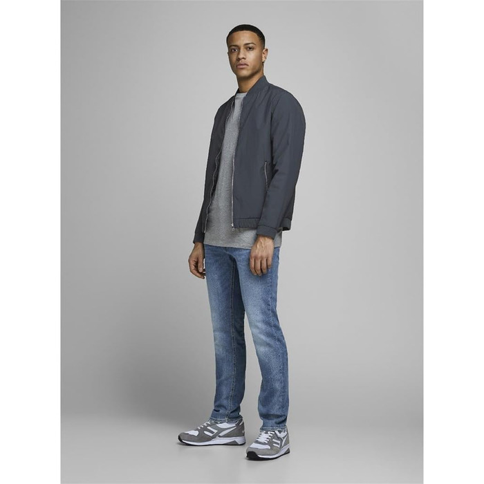 Джинси чоловічі JACK & JONES Slim Fit прямі, Denim/Blue (36W/32L) JJITIM JJORIGINAL AM 781 50SPS