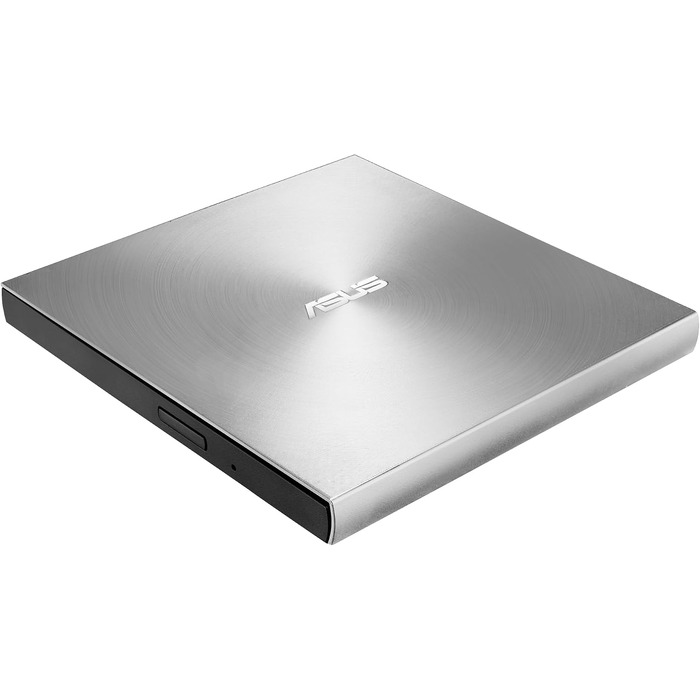 Зовнішній DVD-записувач Asus ZenDrive U9M з інтерфейсом USB-C, сріблястий