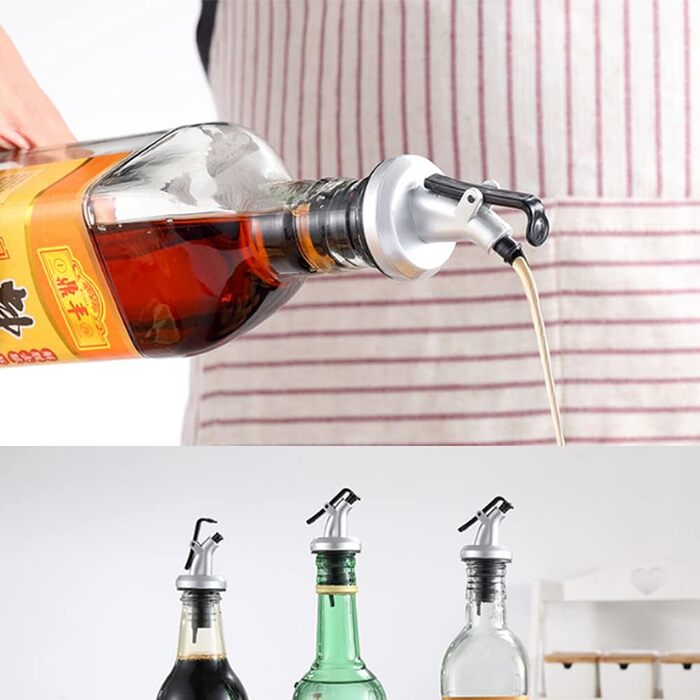 Виливники для пляшок THETAG, 10 шт. - виливання вина, олії, спецій, сиропів (без протікання)