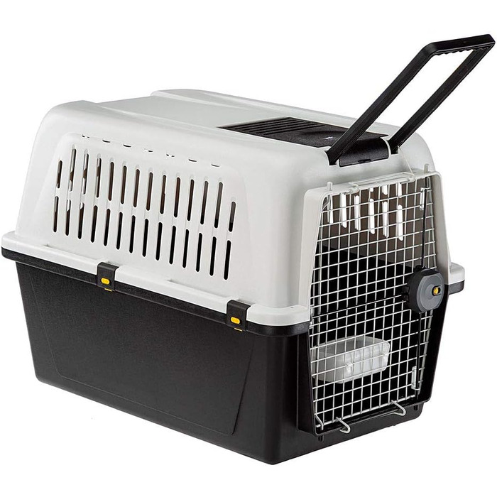 Переноска для собак Ferplast ATLAS 50, сіра, середніх порід, 55,5 x 81 x 59,5 см