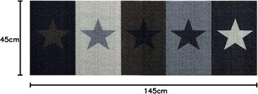Килимок для кухні зірки | Килимок для підлоги | Практичний, миючий, 45 x 145 см