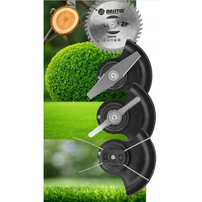 Акумуляторний кущоріз Majster Pro 1001 Вт, 15 см, 1,50 кг
