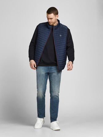 Жилет чоловічий Jack & Jones степовий 3XL темно-синій блейзер