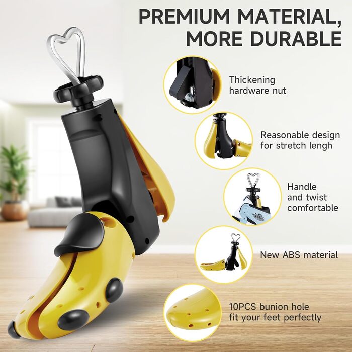 Exshoiu Boot Trees, Boot Shapers for Men and Women, Boot Stretcher, Boot Formers for Adjustable Width and Length, Adjustable Boot Shapers
