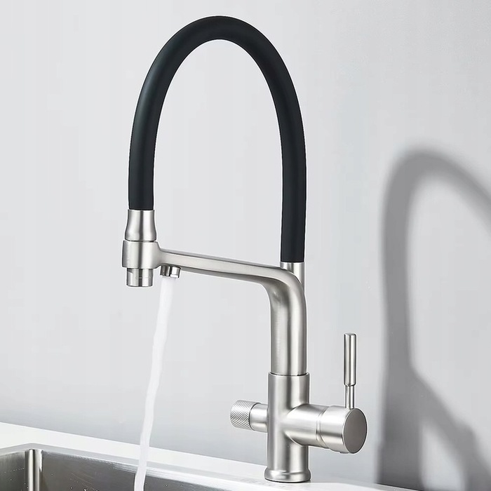 Змішувач для кухні стілець ARVON FRESHLINE, сріблястий