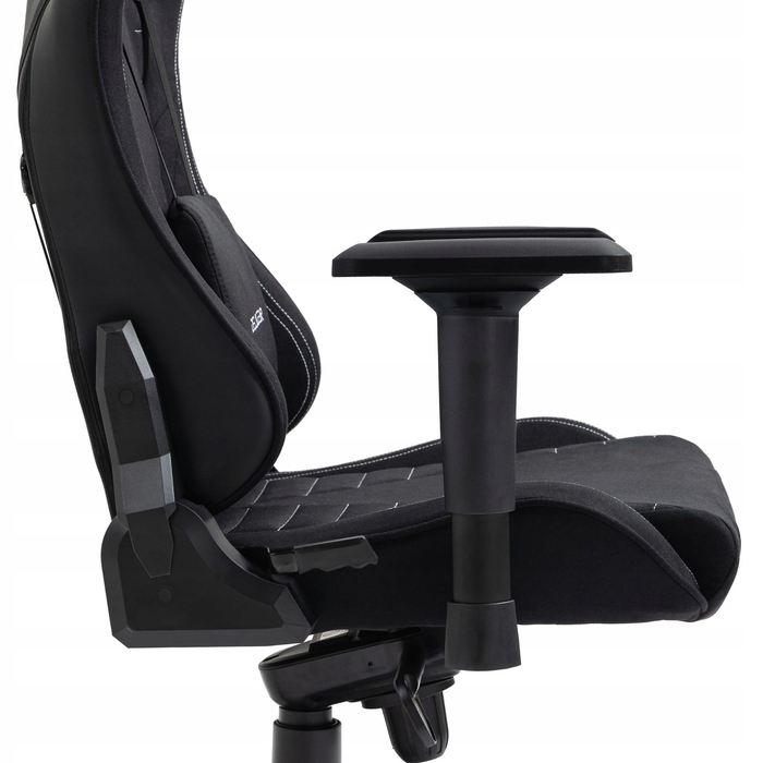 Ігрове крісло Delagear G 808, чорне, оббивка з тканини