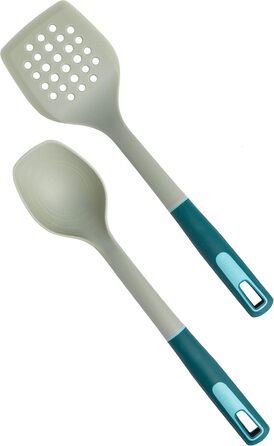 Набір посуду Spice by Tia Mowry 10 предметів з кераміки з антипригарним покриттям, блакитно-зелений (87070.10R)