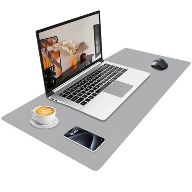 Килимок для столу Niviy з екошкіри XXL, 80x40 см: антиковзаючий, водонепроникний, для офісу та дому