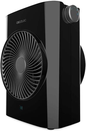 Теплова гармата Cecotec ReadyWarm 2070 Max Force, 2000 Вт, 3 режими роботи (охолодження/тепло/жар), вертикальна, чорна