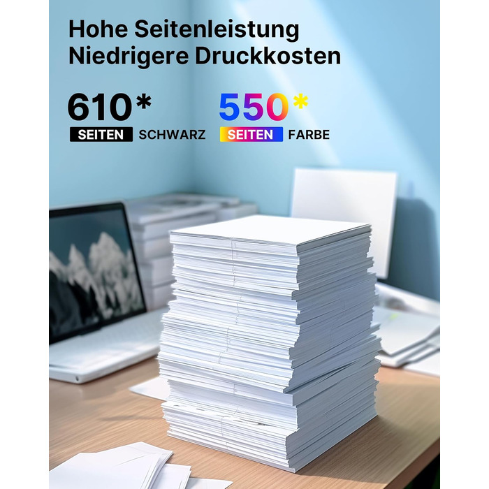 Картриджі для принтера Canon 540XL 541XL Multipack (чорний та кольоровий) для Pixma MG3650, MG3600, TS5150, TS5100, TS5410, MG4250, MX475, MX535