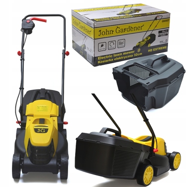 Електрична газонокосарка John Gardener HD Extreme 1300 Вт, 30 л