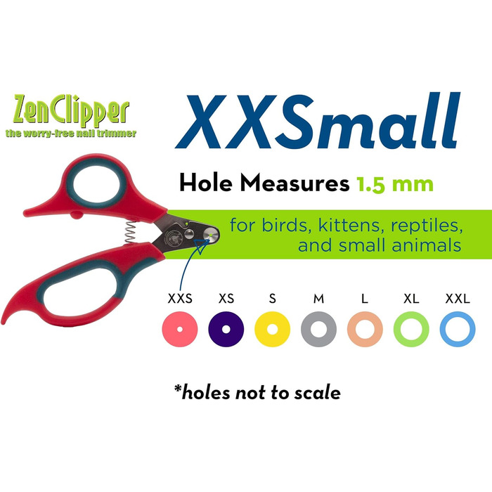 Кліпер для обрізання нігтів домашніх тварин Zen Clipper, коралловий, 1.5 мм