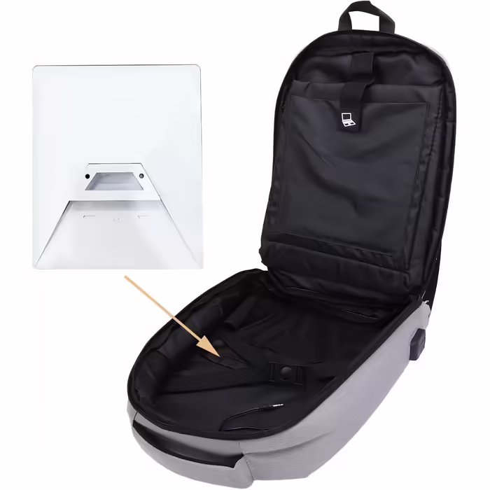 Outdoor Duffel Bag, Backpack for Dish and All Accessories, Anti-Theft Laptop Backpack Dish Router, Mini Bag with USB Charging