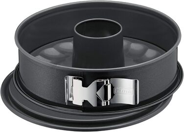 Набір форм для випікання Kaiser La Forme Plus: кругла роз’ємна форма 28 см з двома днами (плоске та трубчасте), SafeClick, та прямокутна форма 30x11 см з антипригарним покриттям, емальоване дно, для кексів і хліба