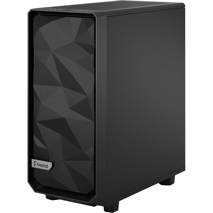 Корпус для ПК Fractal Design Meshify 2 Compact Black ATX, Mid Tower, високий повітряний потік, глуха бічна панель