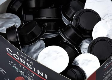 Кава в капсулах Caffè Corsini Classico Italiano, сумісні з Lavazza a Modo Mio, 100 шт по 7.5 г