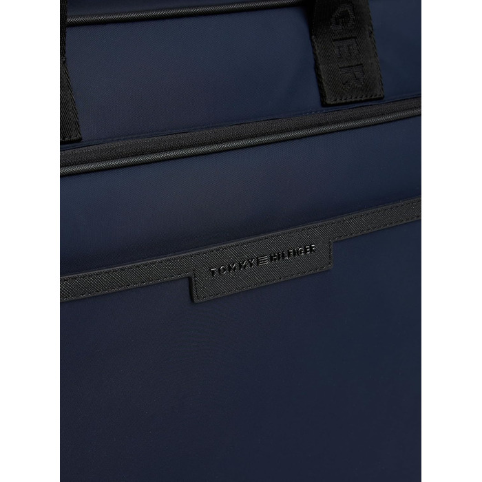 Сумка для ноутбука Tommy Hilfiger Repreve з ременем для візка, чорна (Black) - Універсальний розмір