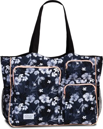 Fabrizio Large XXL Travel Bag with Many Pockets - Vacation Bag, Leisure Bag, Summer Bag with Zipper