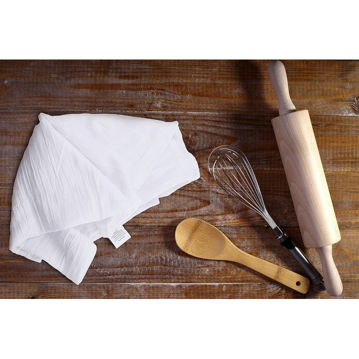 Utopia Kitchen Flour Sack Towels, 12 Pieces, Cotton, 71.1 x 71.1 cm