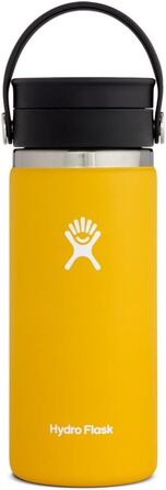 Hydro Flask 473ml Stainless Steel Travel Mug - Insulated Coffee Tumbler with Flex Sip Lid - Leakproof & Wide Mouth