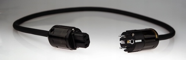 Кабель живлення 230V CROSS-TECH у тканинному обплетенні, 0,75 м