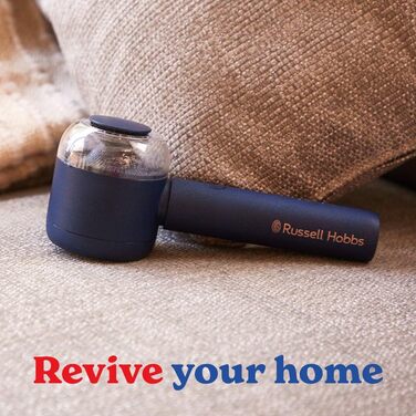 Електричний видалення ворсу Russell Hobbs Revive: портативний, USB-C, з функцією всмоктування, для одягу та текстилю
