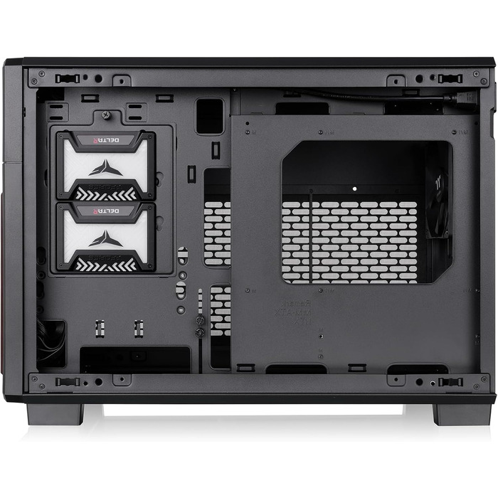 Корпус для ПК Thermaltake TR200 WS Micro-ATX/Mini-ITX, підтримка СРО 360мм, 7 вентиляторів 120мм, USB-C, чорний