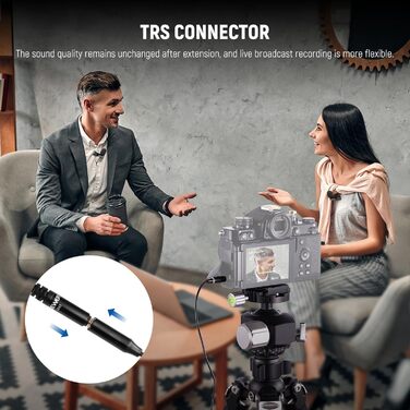 NEEWER Мініатюрний USB-C Лавалер Мікрофон 2 шт. для iPhone 16 15 Pro Max, Android, планшетів, ПК - omnidirektionales Kondensator Mikrofon з кабелем 2м