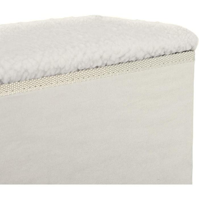 PawHut Pet Stairs Cat Stairs Dog Stairs Folding 3 Steps Pet Stairs with Storage for Cats and Dogs MDF White 40 x 54 x 48 cm