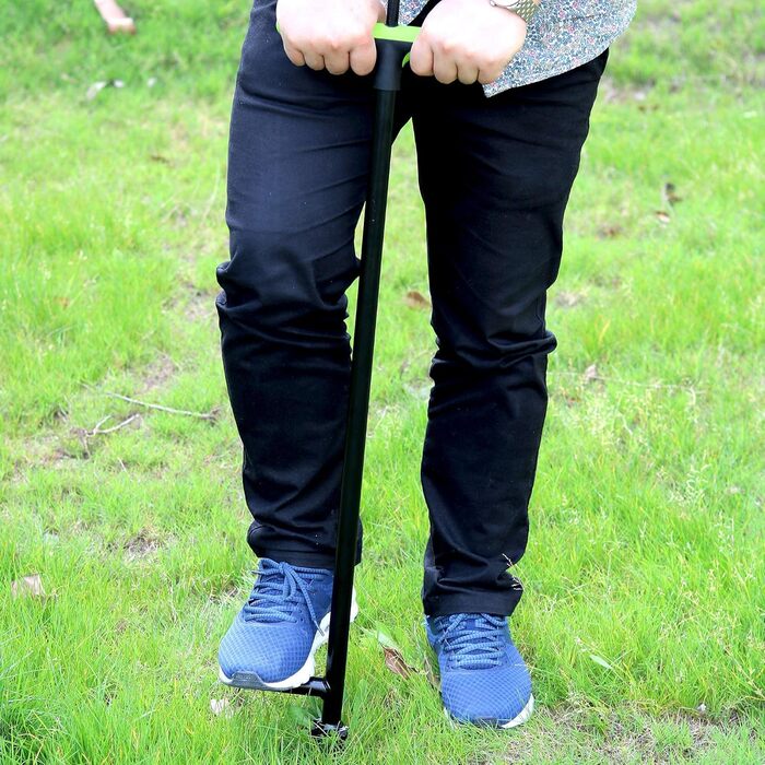 FLORA GUARD 100cm Weed Puller for Standing, 4 High-Strength Claws Made of Hardened Steel and Foot Pedal, Easy Weeding, No Bending Required, Ideal Tool for the Garden