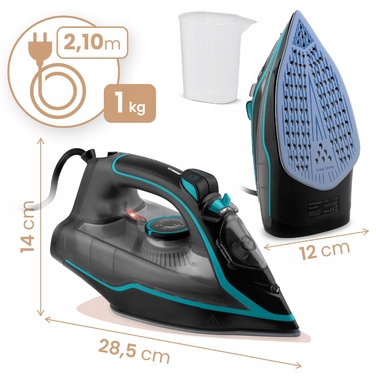Парова праска BERDSEN BD-331 2600 Вт, керамічне покриття, з функцією вертикального прасування