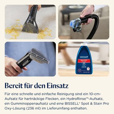 Портативний відпарювач для килимів Bissell SpotClean Mini 40651 - компактний мобільний мийник для дому та авто