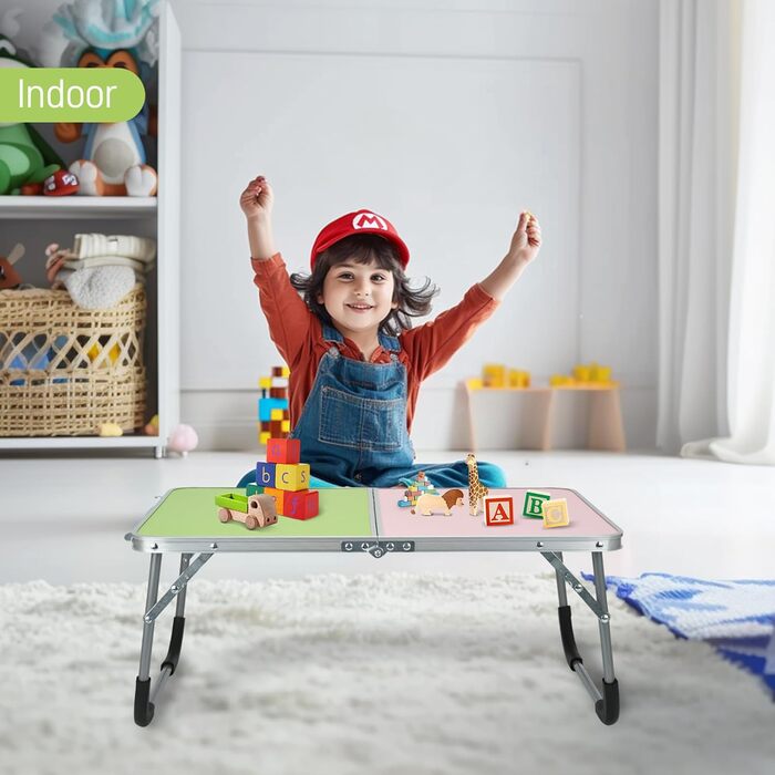 Складаний столик для дому та відпочинку - білий, Klappbarer Esstisch