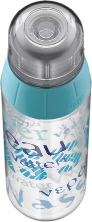 alfi Tritan Water Bottle, BPA-Free, 700ml, tritanBottle Coral, Leak-Proof, Carbonated Drink Safe, Dishwasher Safe, 5495.110.070 Bottle for Togo, School, Sports, Hiking, Leisure (Water Blue)