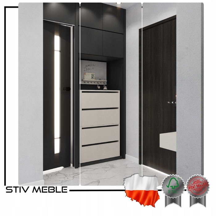 Шафа для взуття Stiv-Meble, 60 x 100 x 36 см, кашемір