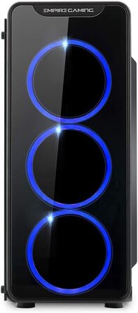 Комп'ютерний корпус EMPIRE GAMING Warmachine - середній ATX корпус з 4 тихими вентиляторами та RGB підсвічуванням