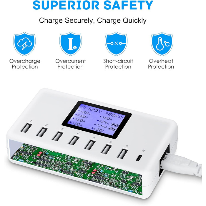 3-в-1 Індукційна зарядна станція для iPhone, AirPods та Apple Watch (15W, бездротова, портативна)